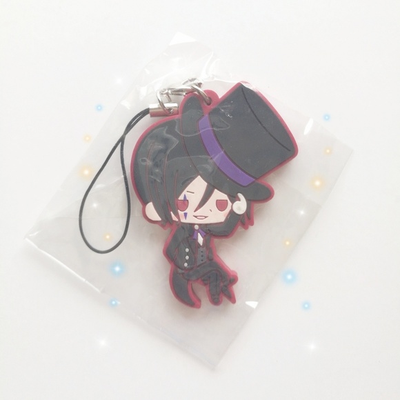 Hot Topic Accessories Japan Anime Black Butler Ciel Keychain